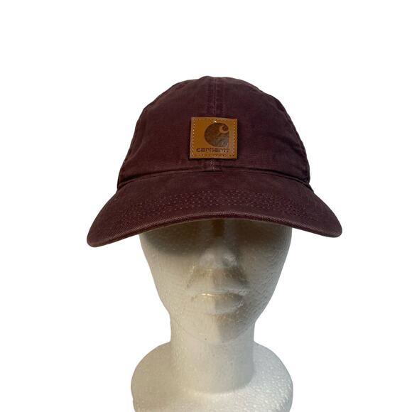 Carhartt Other - Carhartt Hat Men OS Burgundy Baseball Cap Workwear Utility Retro Gorpcore Y2k